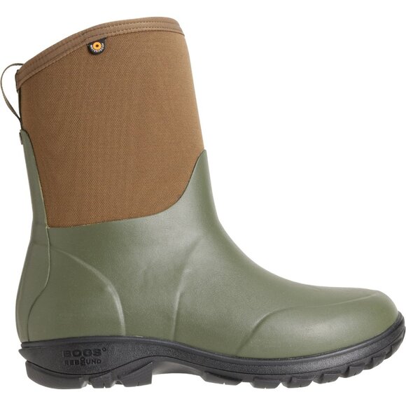 NEW Bogs men Footwear Sauvie Basin Boots - Waterproof, Insulated Olive Mlti 253